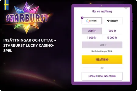 Starburst Lucky Casino-spel