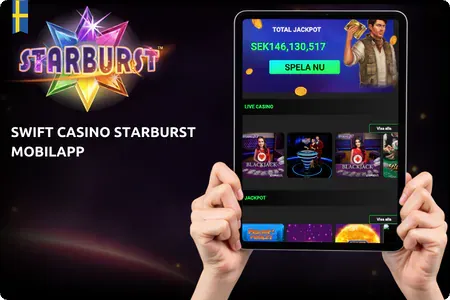 Swift Casino Starburst mobilapp