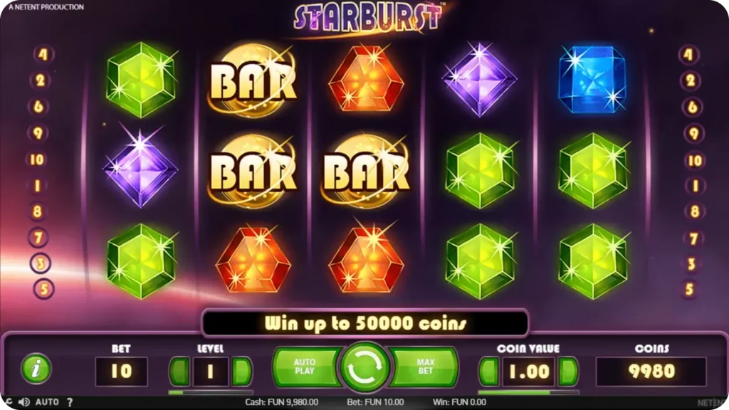 Bonusfunktioner slot Starburst