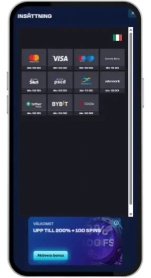 Effettua un deposito